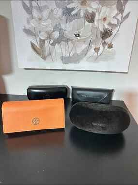 Auth Four Sunglasses Case: Coach; Tory Burch; Tom Ford & Marc by Marc Jacobs